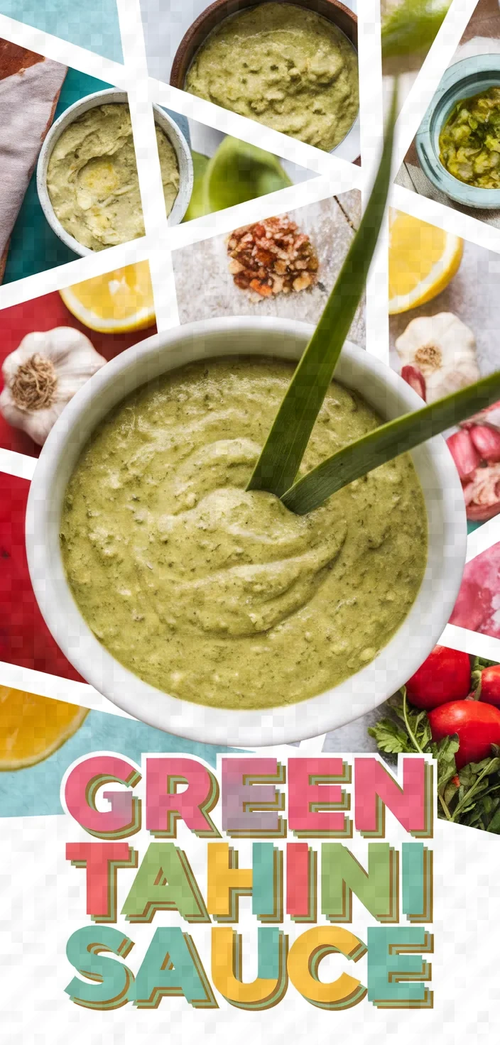 A photo of Green Tahini Sauce Recipe
