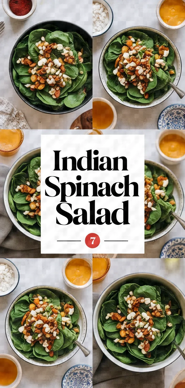 A photo of Indian Spinach Salad Recipe