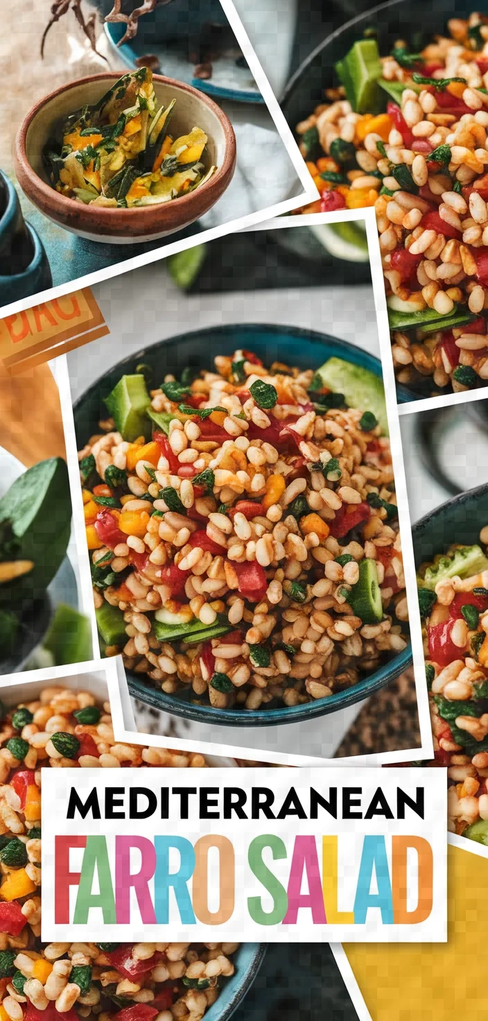 A photo of Mediterranean Farro Salad Recipe