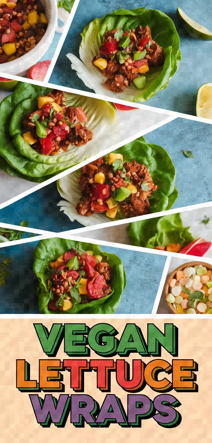 A photo of Vegan Lettuce Wraps Recipe