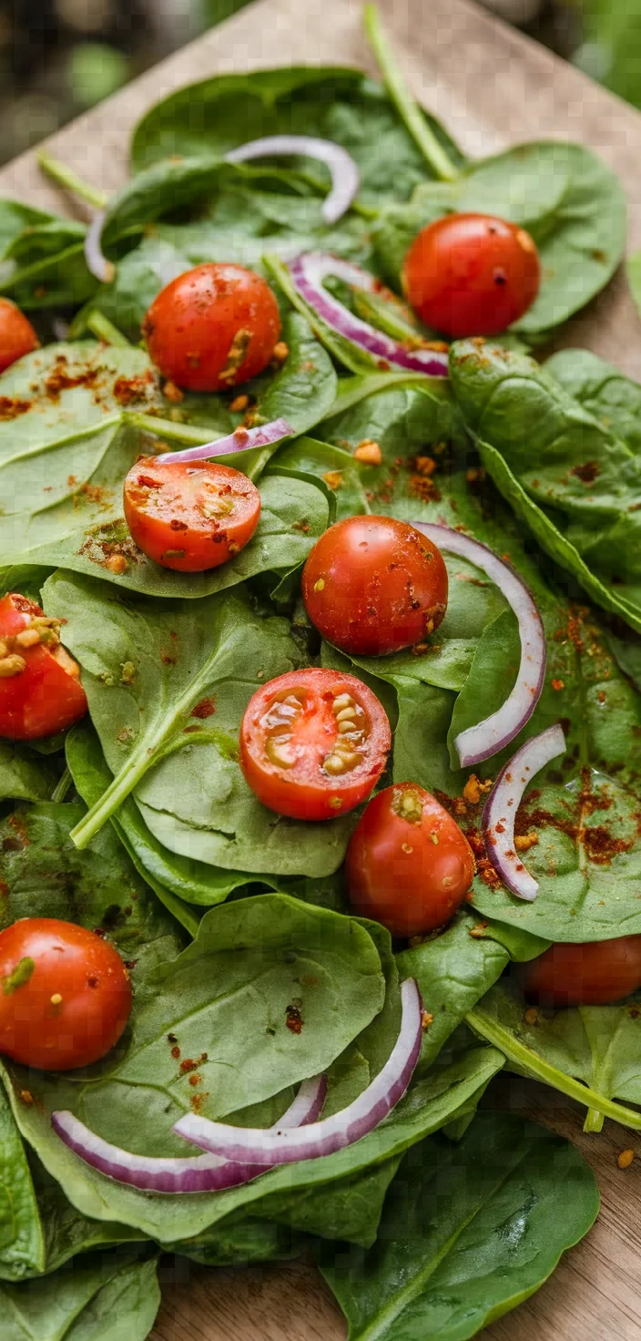 Indian Spinach Salad Recipe
