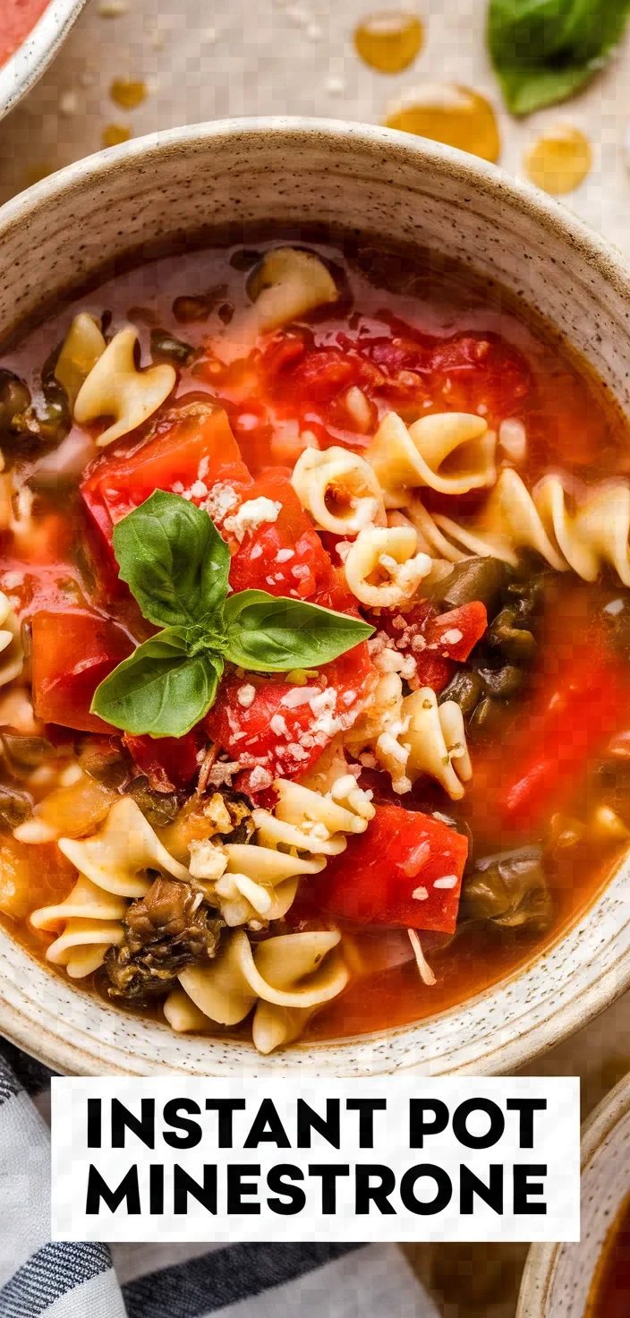 Instant Pot Minestrone Recipe