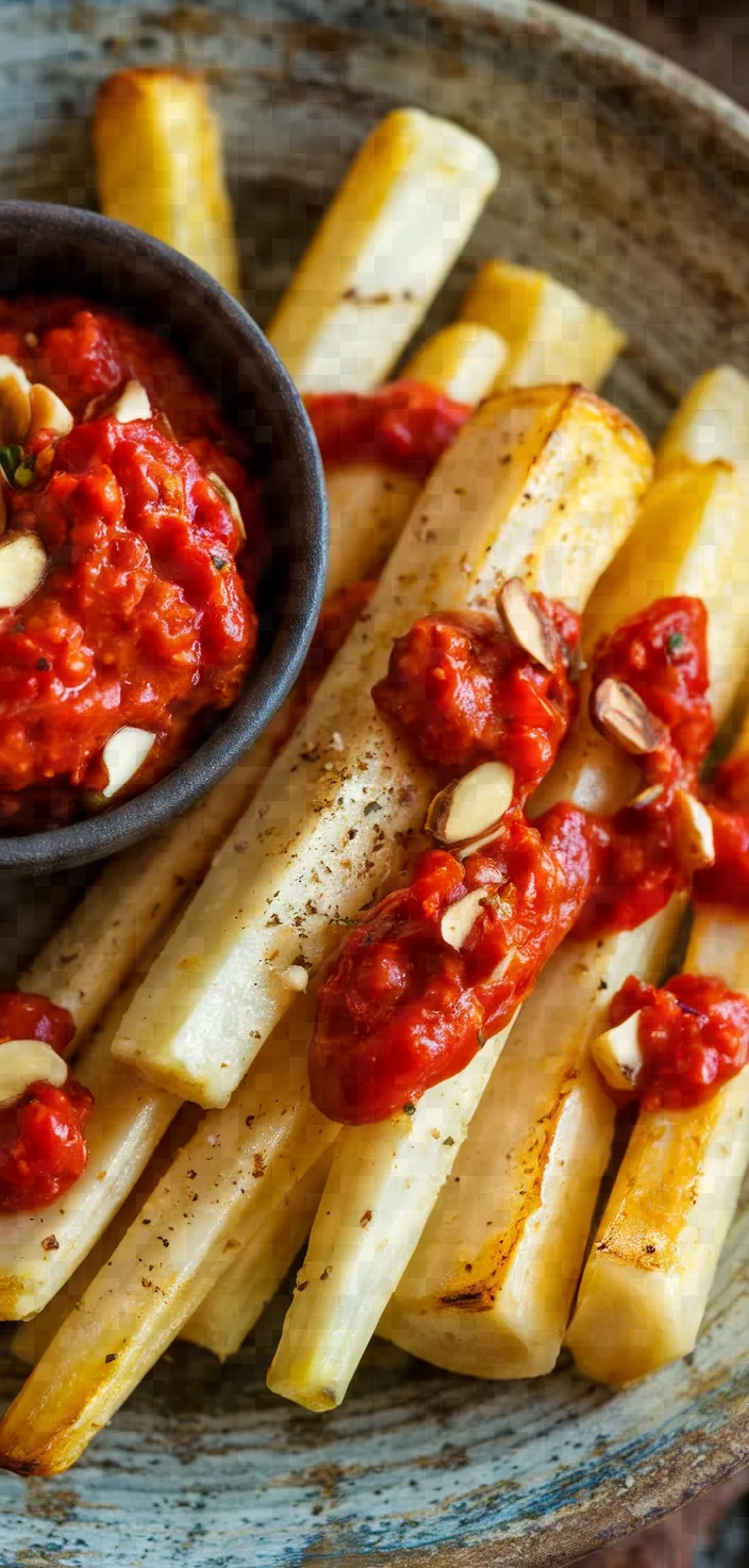 Ingredients photo for Roasted Parsnips With Romesco Sauce Recipe