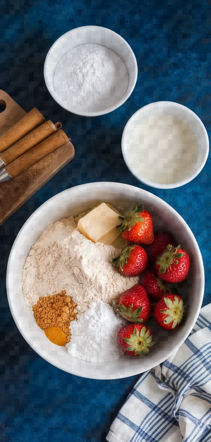 Ingredients photo for Strawberry Shortcake Recipe