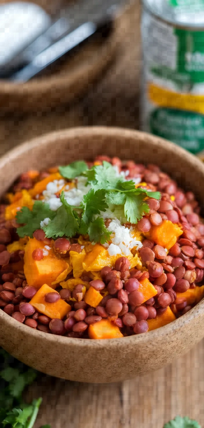 Ingredients photo for Sweet Potato Lentil Dal Recipe
