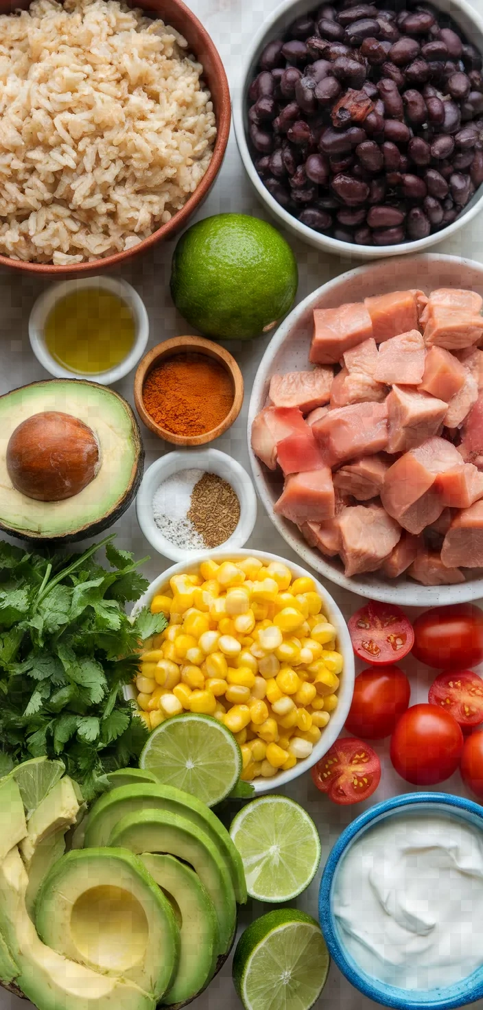 Ingredients photo for Baja Bowls Recipe