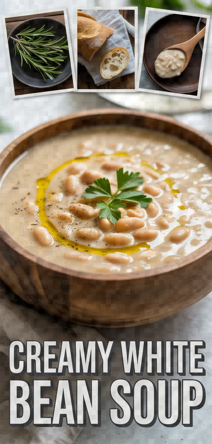 A photo of Creamy White Bean Soup Recipe