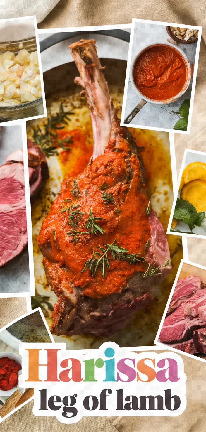 A photo of Harissa Leg Of Lamb Recipe
