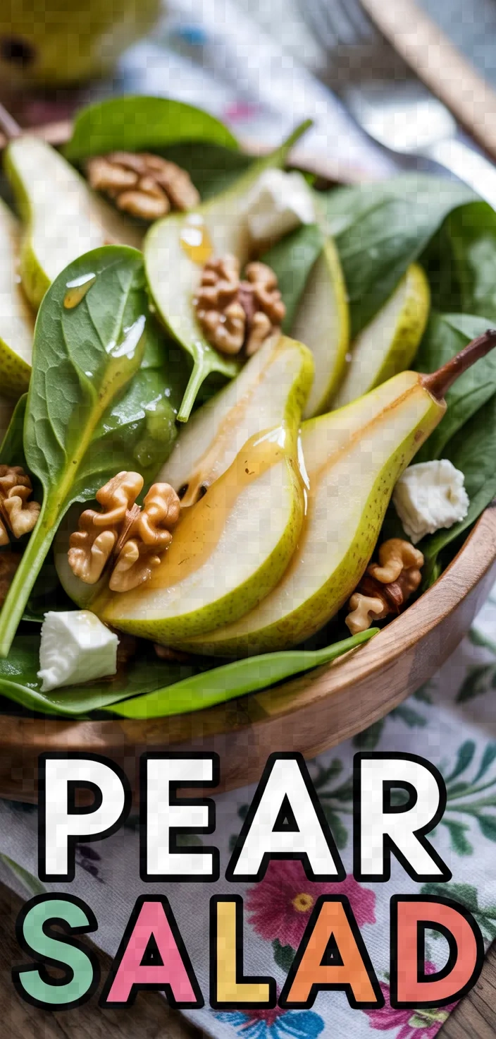 A photo of Pear Salad Recipe