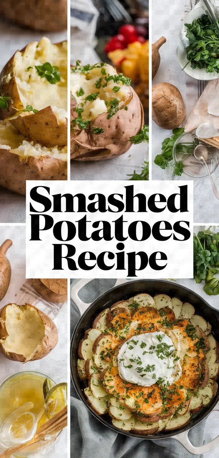 A photo of Smashed Potatoes Recipe