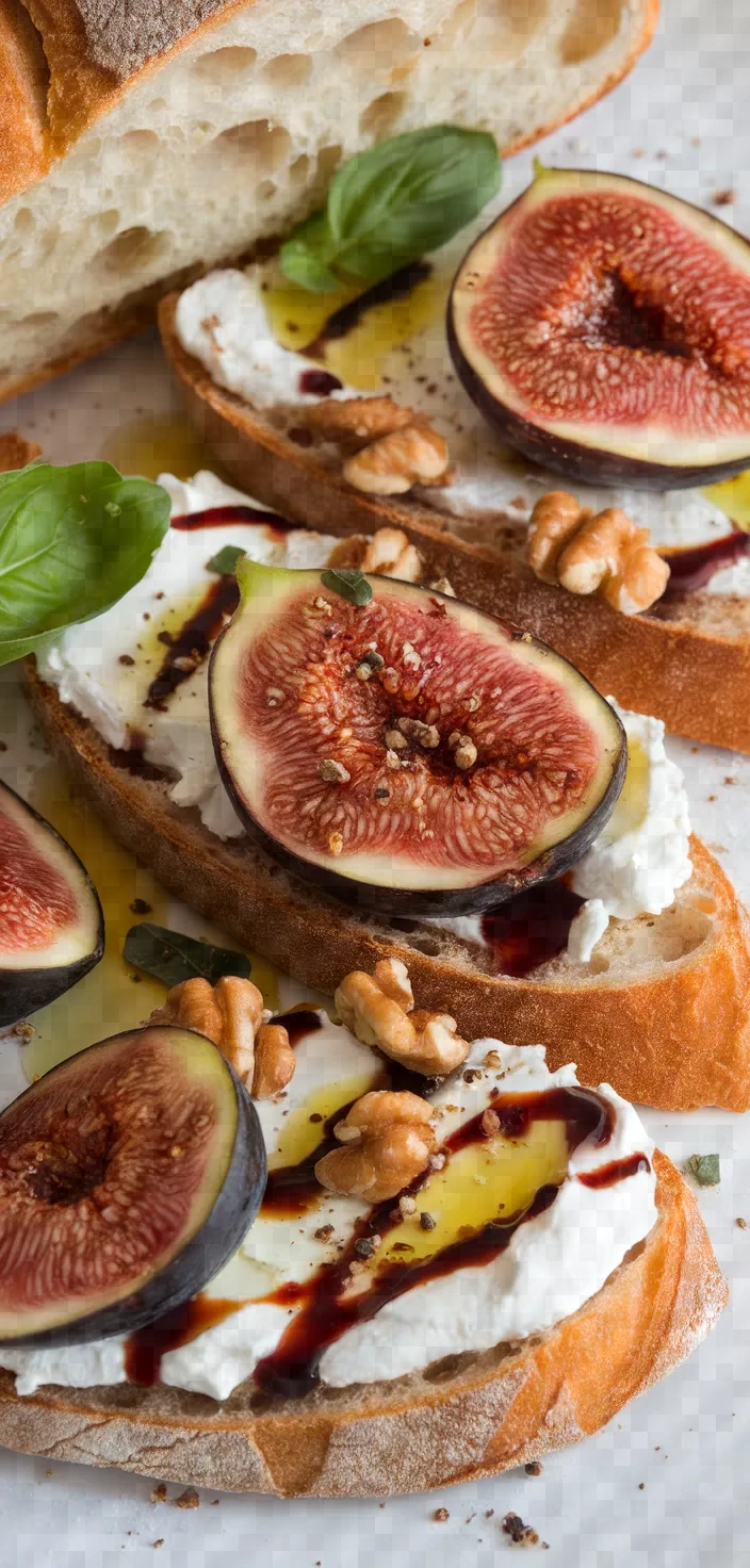 Ingredients photo for Fig Bruschetta Recipe