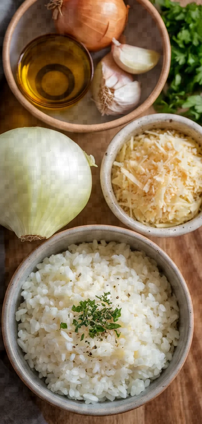Ingredients photo for Instant Pot Risotto Recipe