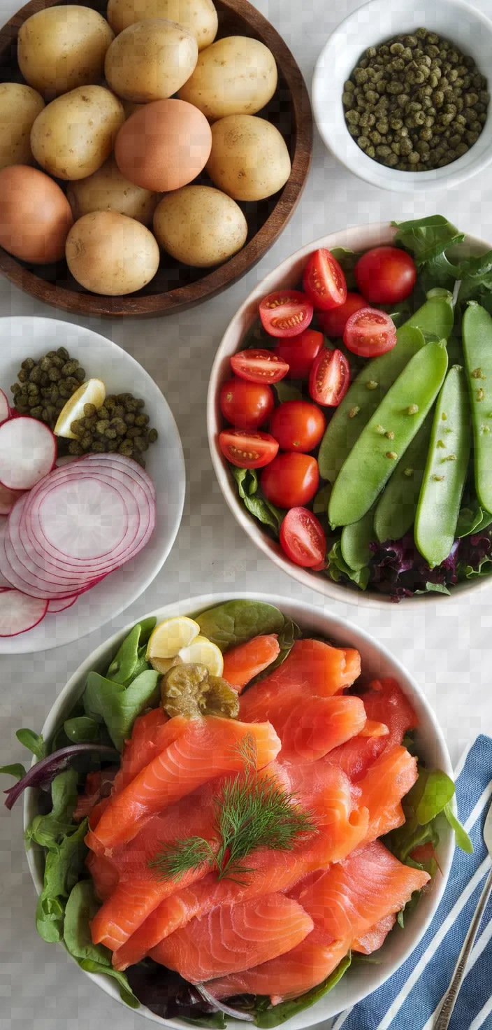 Ingredients photo for Nordic Nicoise Salad Recipe