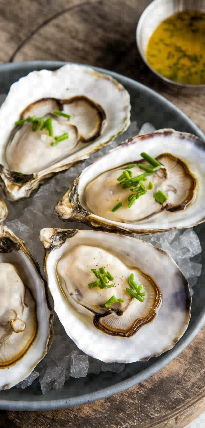 Ingredients photo for Oysters With Mustard Seed Mignonette Recipe