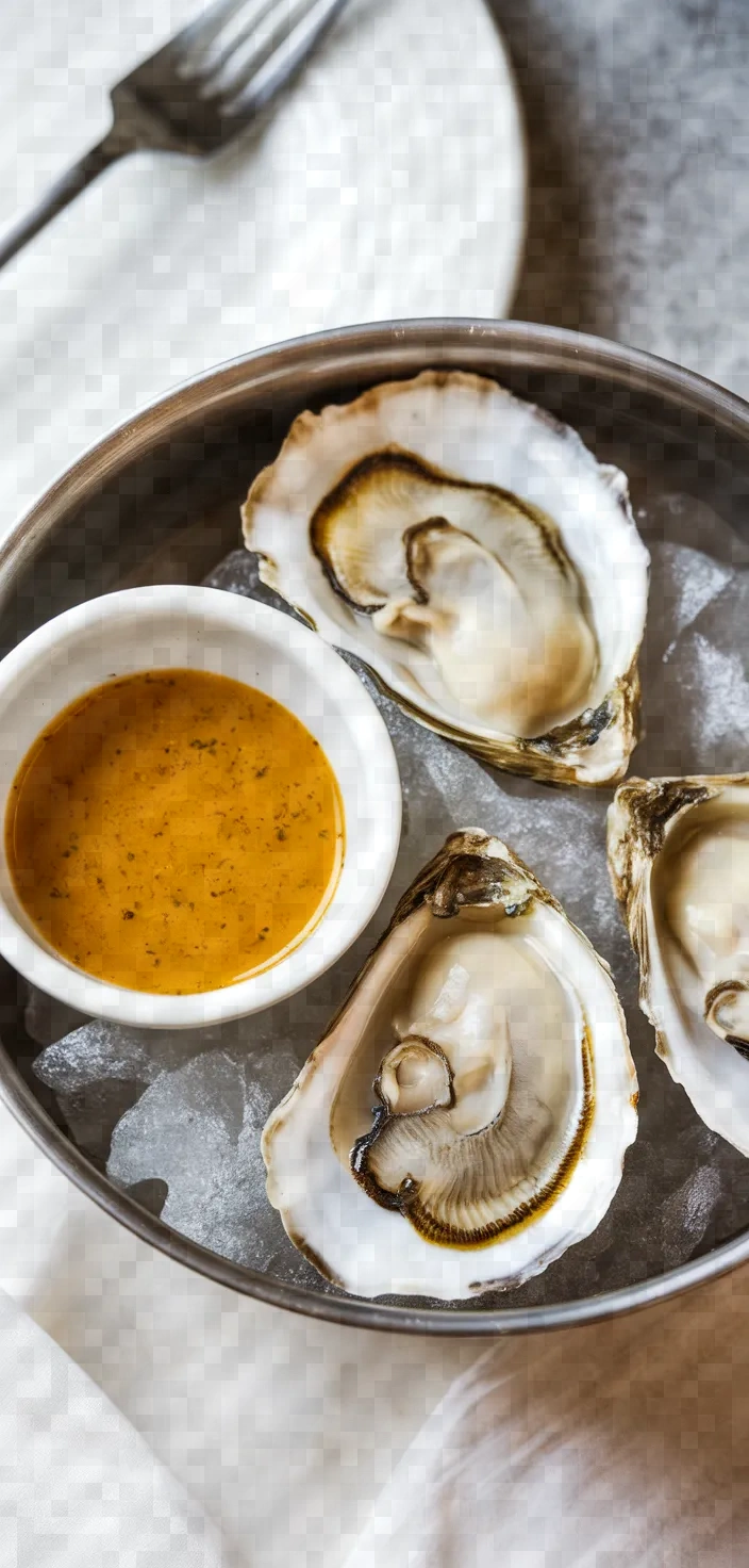 Oysters With Mustard Seed Mignonette Recipe