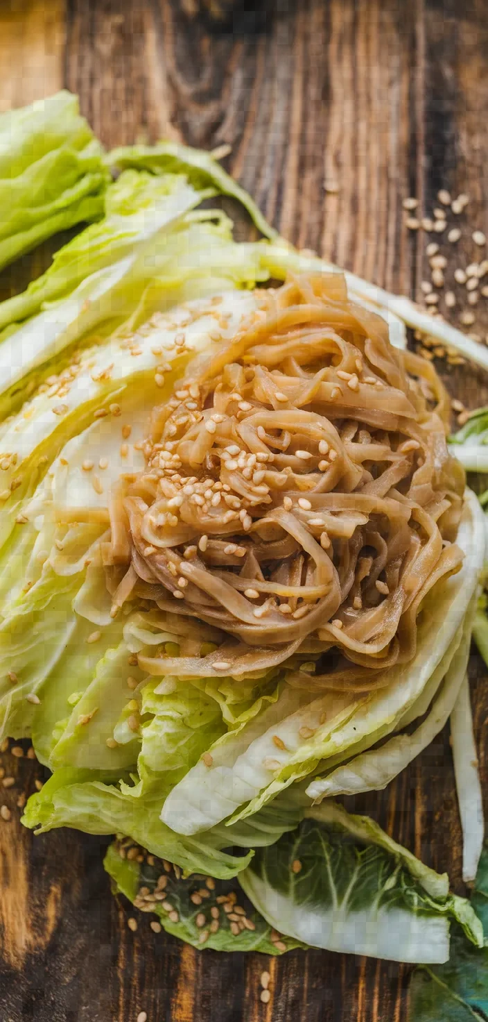 Sesame Cabbage Noodle Salad Recipe
