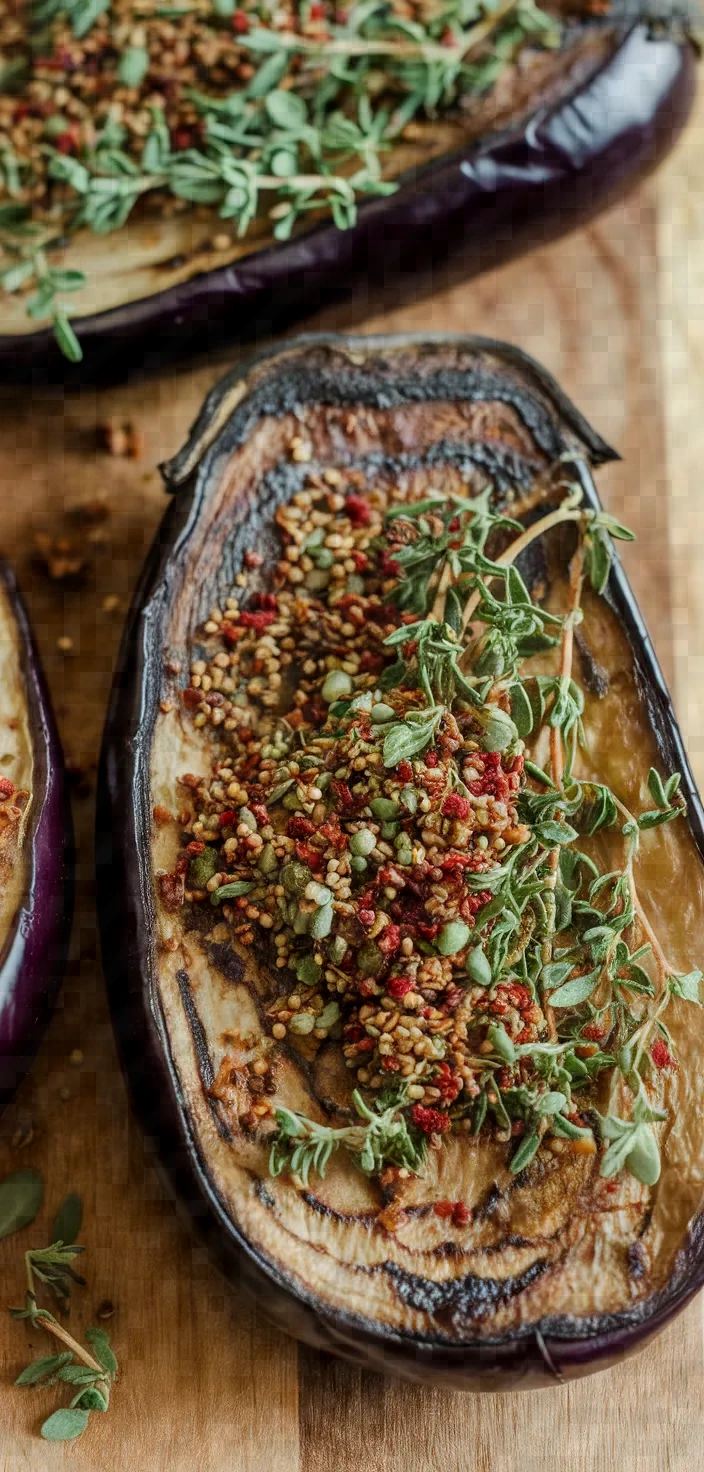 Zaatar Roasted Eggplant Recipe