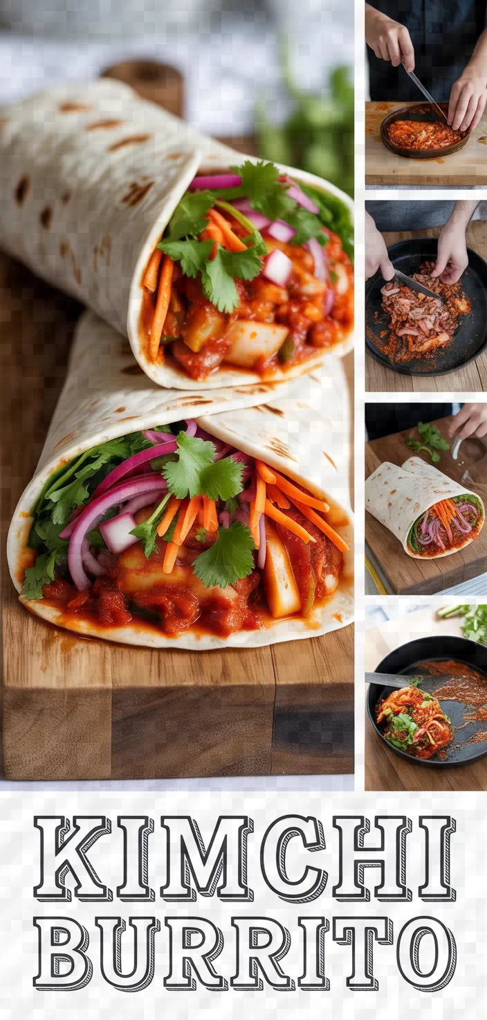 A photo of Kimchi Burrito Recipe