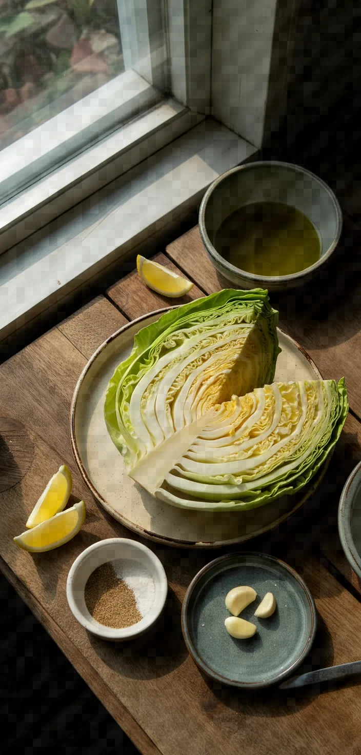 Ingredients photo for Grilled Cabbage Recipe