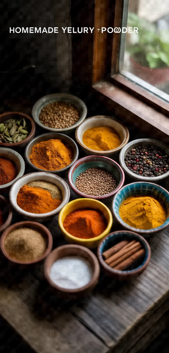 Ingredients photo for Homemade Yellow Curry Powder Recipe