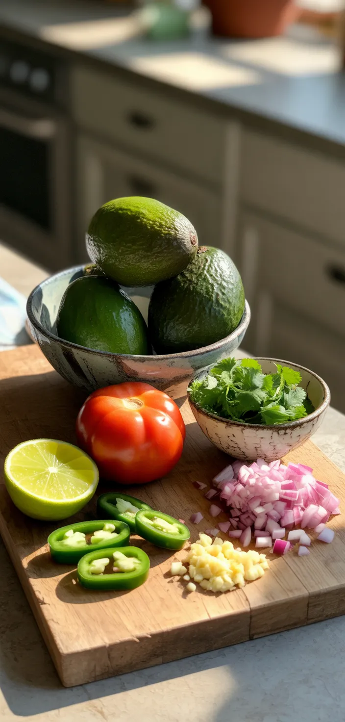 Ingredients photo for The BEST Guacamole Recipe