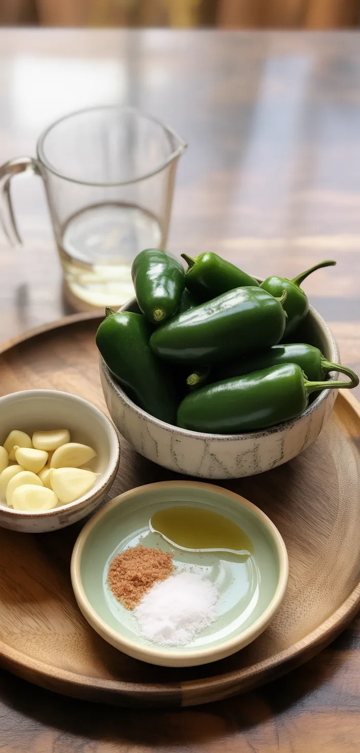 Ingredients photo for Jalapeno Hot Sauce Recipe
