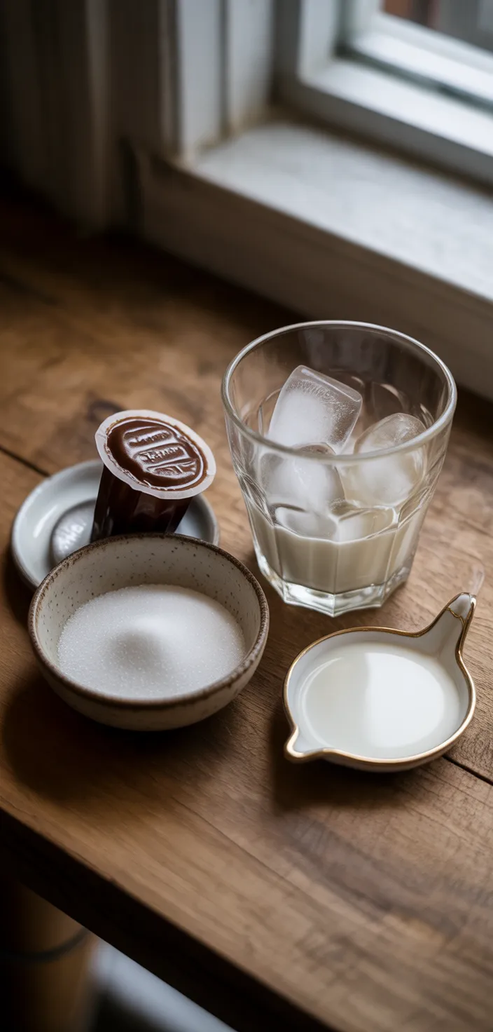 Ingredients photo for The Best Keurig Iced Coffee Recipe