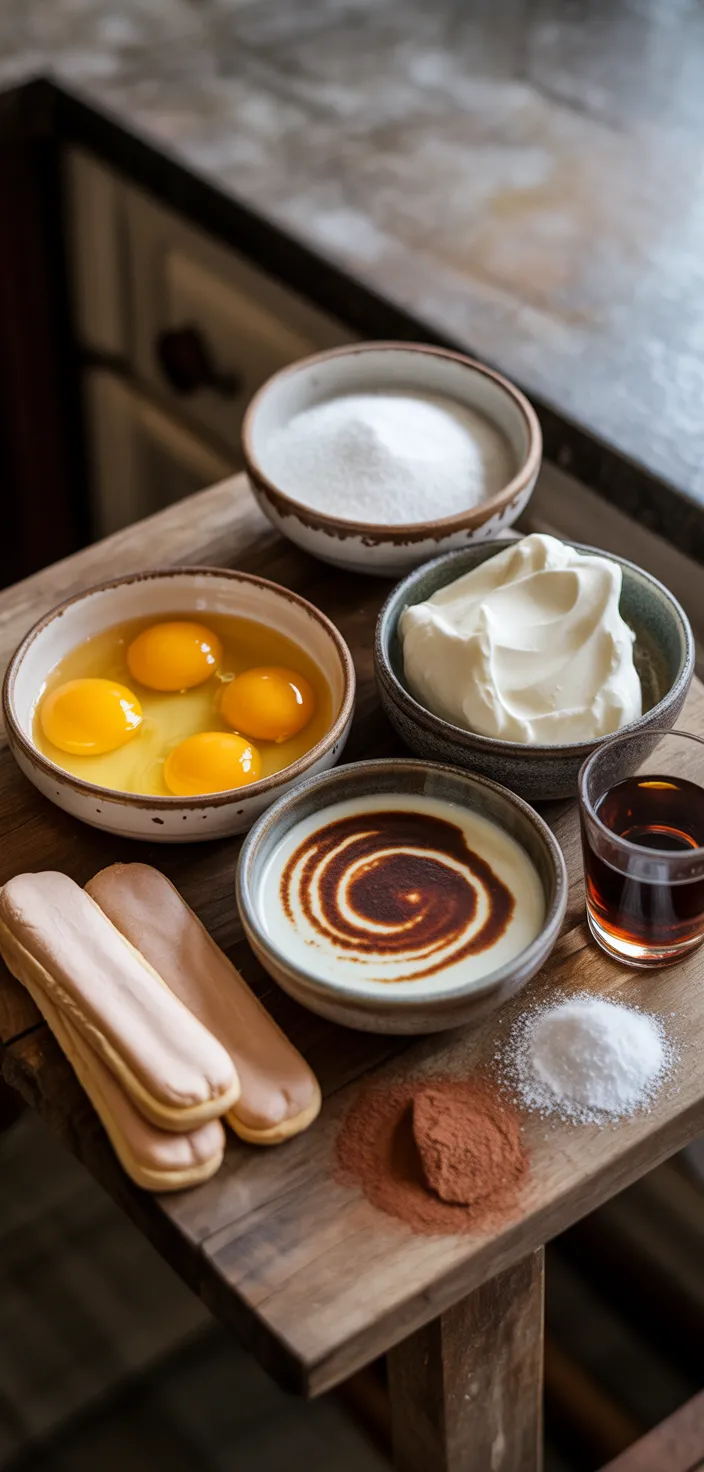 Ingredients photo for The Best Tiramisu Recipe