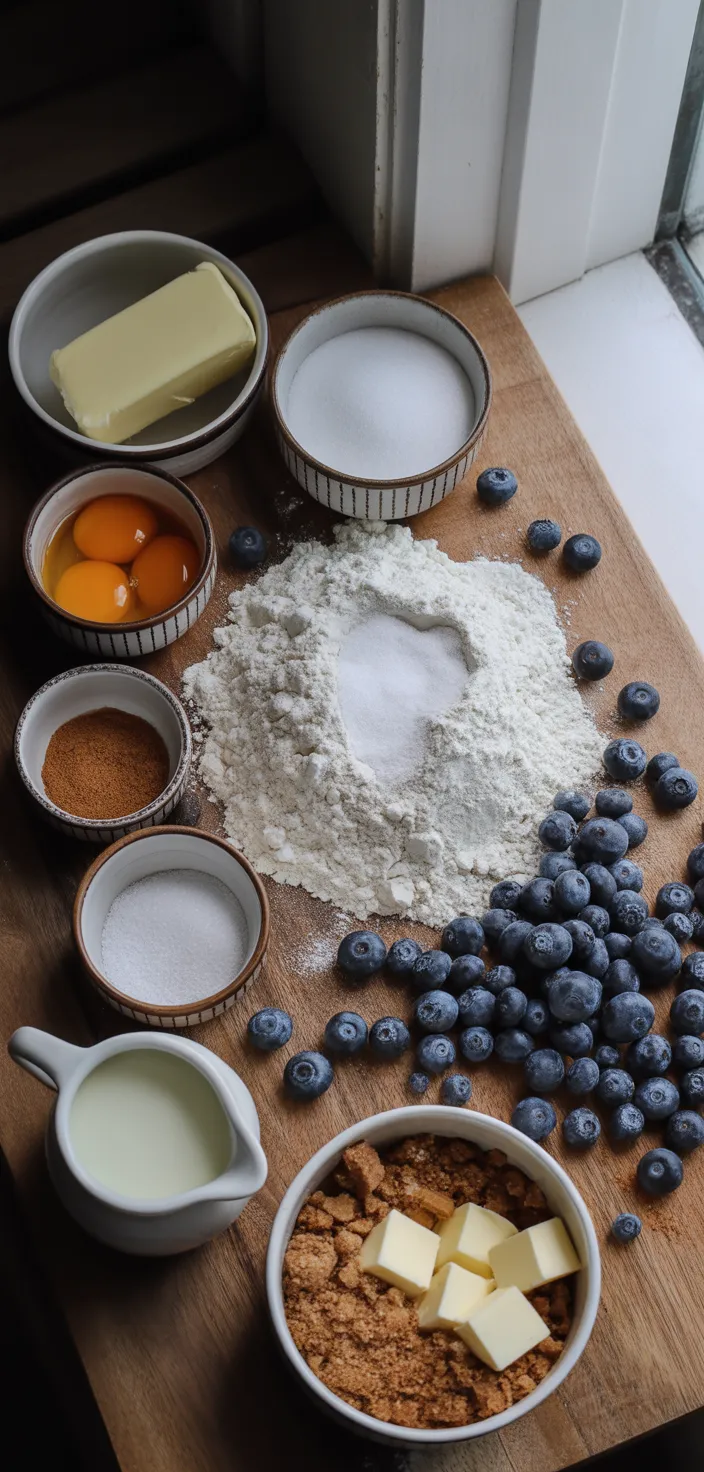 Ingredients photo for Blueberry Buckle! Recipe