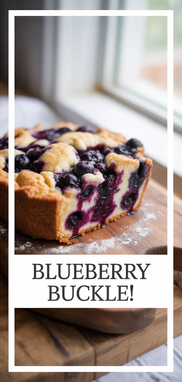 Blueberry Buckle! Recipe