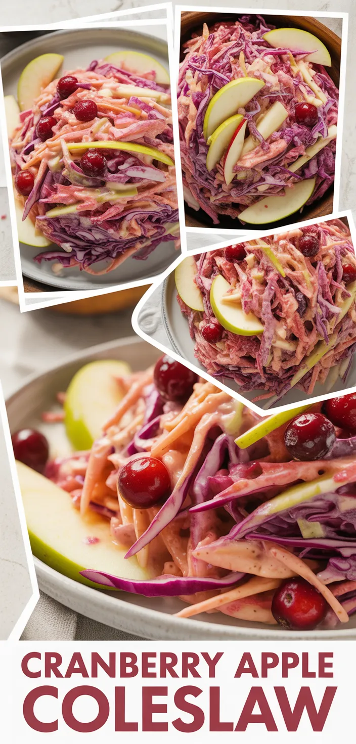 CRANBERRY APPLE COLESLAW Recipe