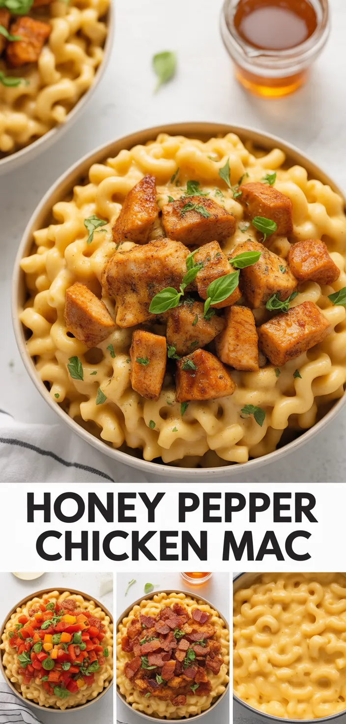 Honey Pepper Chicken Mac And Cheese Recipe