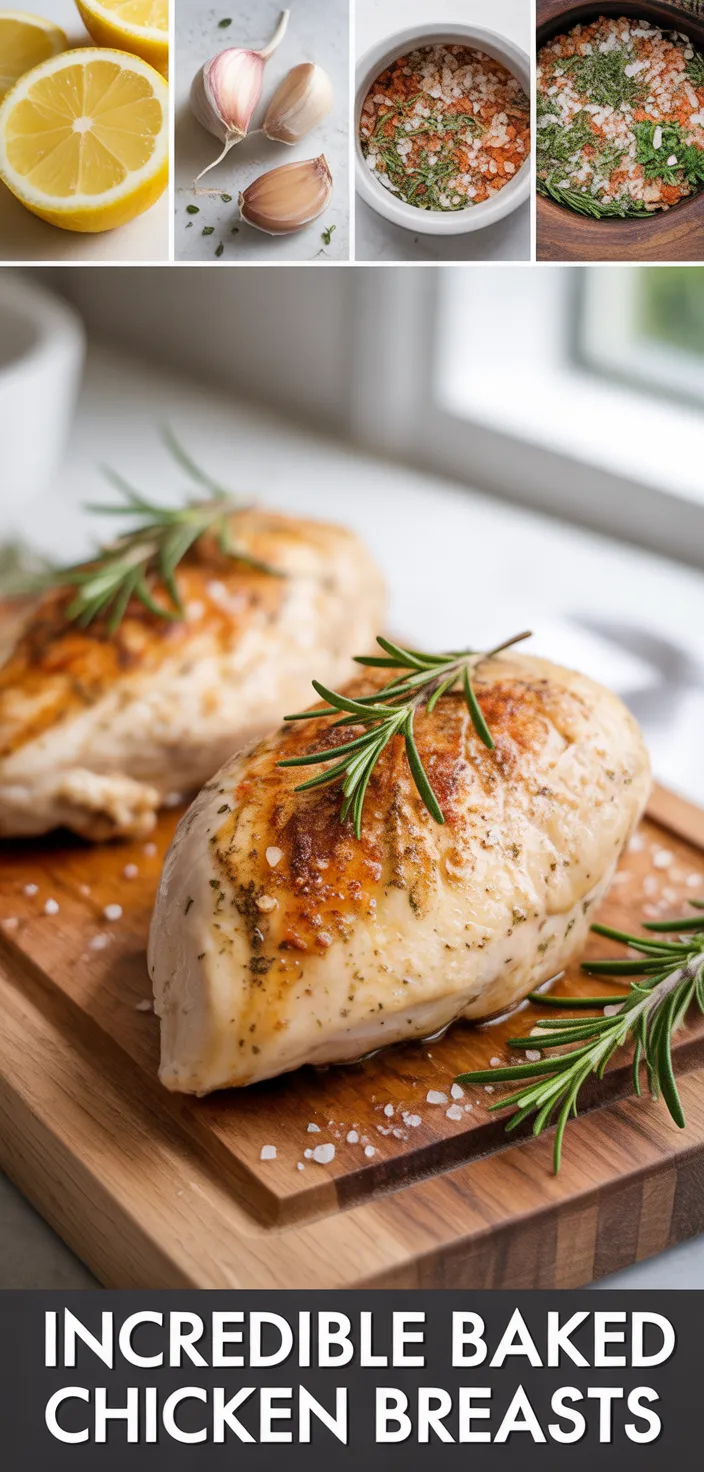 A photo of Incredible Baked Chicken Breasts Recipe