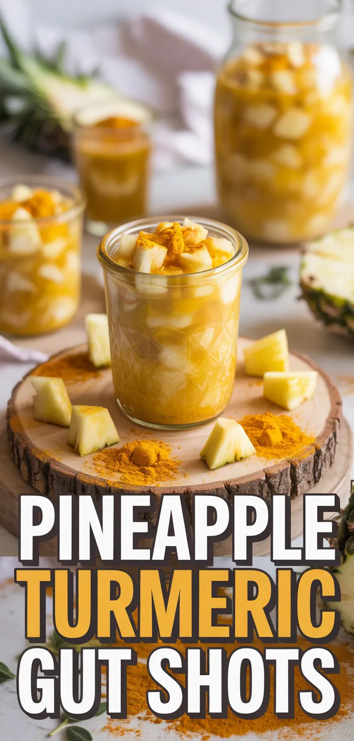 A photo of Pineapple Turmeric Sauerkraut And Gut Shots Recipe