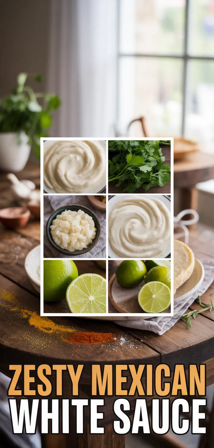 Zesty Delight: Authentic Mexican White Sauce Recipe
