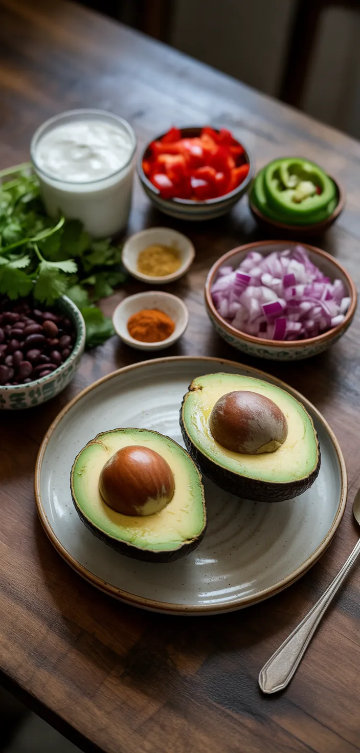 Ingredients photo for Tuna Stuffed Avocado Recipe