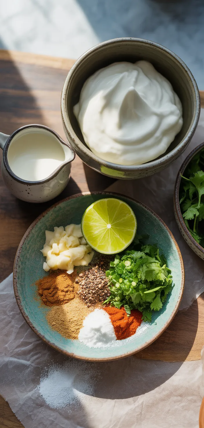 Ingredients photo for Zesty Delight: Authentic Mexican White Sauce Recipe