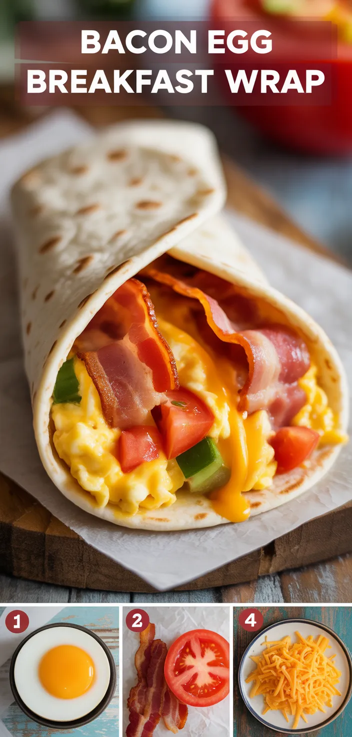 Bacon Egg Breakfast Wrap Recipe