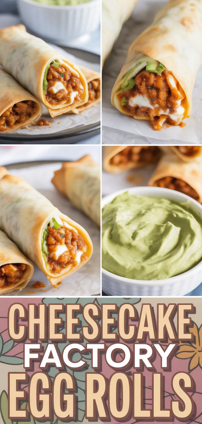 A photo of Cheesecake Factory Tex Mex Egg Rolls (Copycat) Recipe