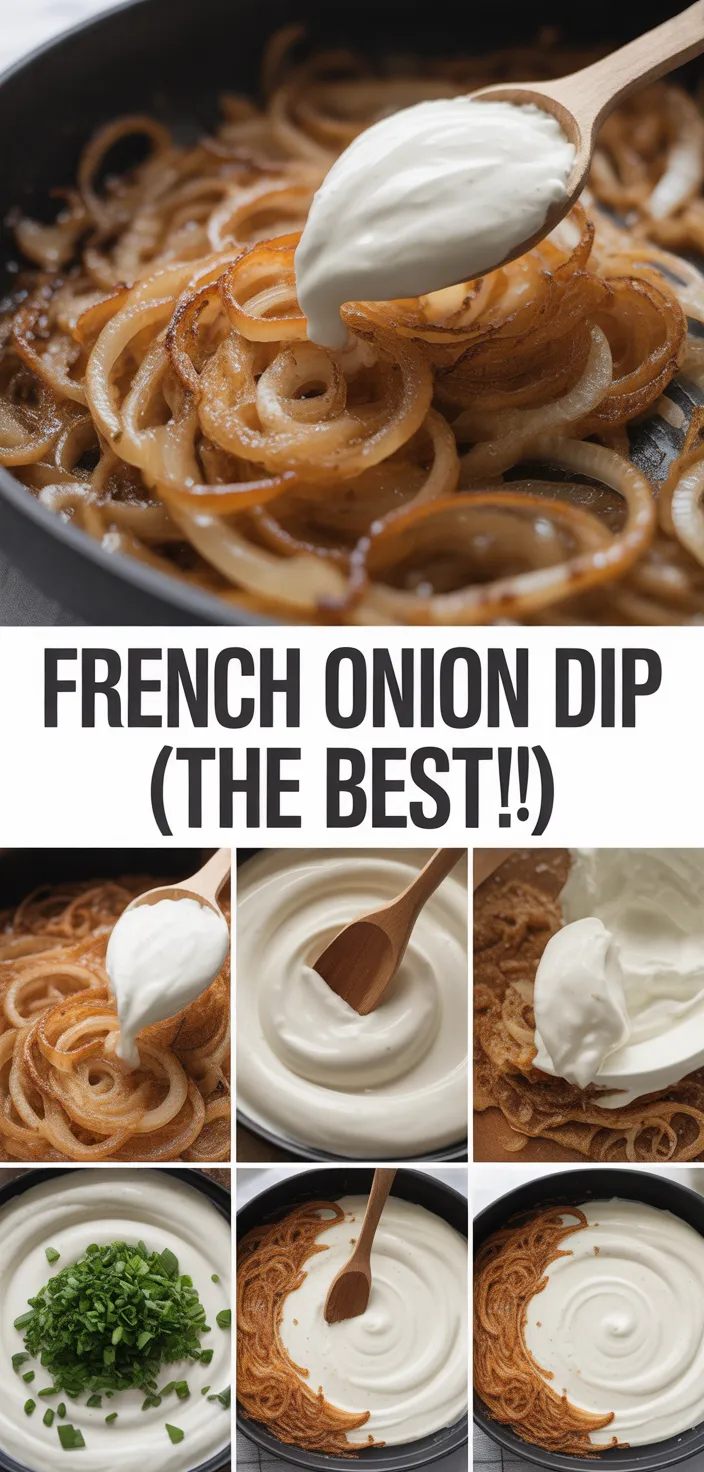 A photo of French Onion Dip (The Best!) Recipe