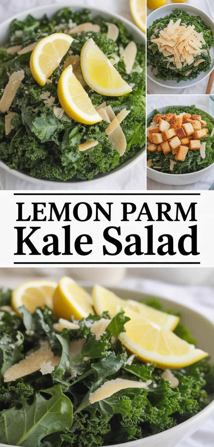 Lemon Parm Kale Salad Recipe