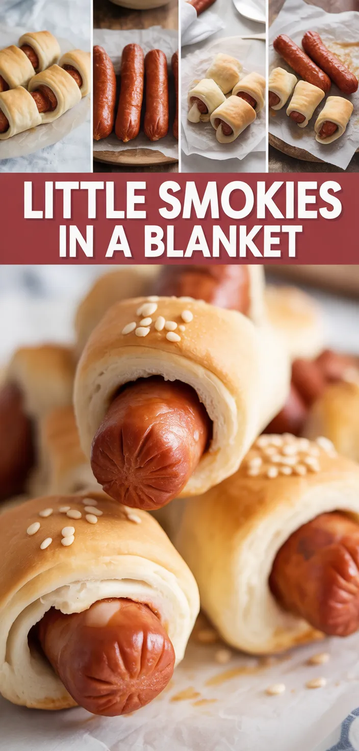 A photo of Little Smokies In A Blanket Recipe