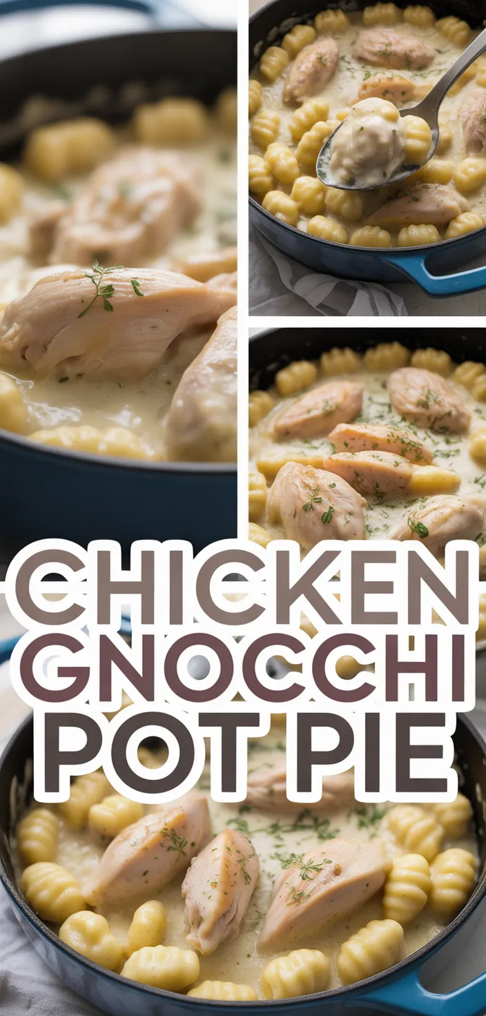 One Pot Gnocchi Chicken Pot Pie Recipe