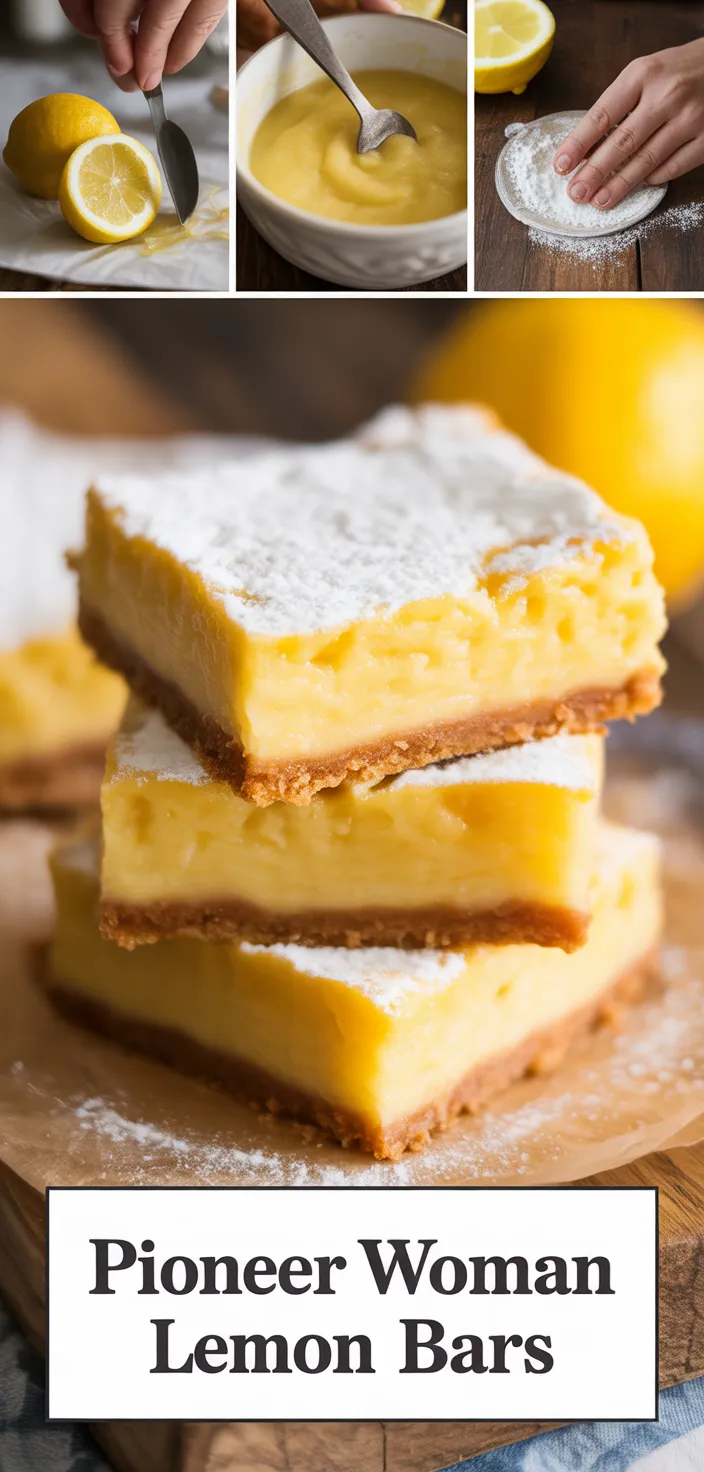 Pioneer Woman Lemon Bars Recipe