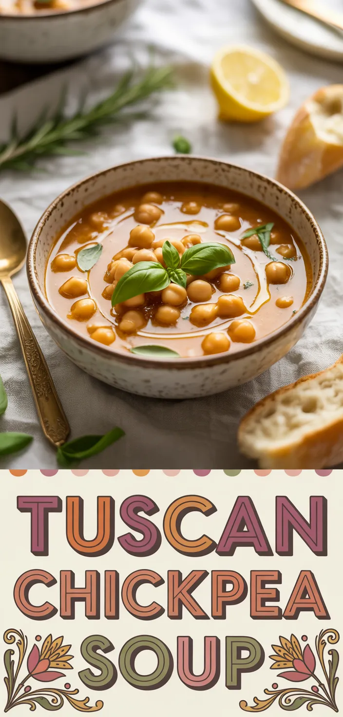 A photo of Tuscan Chickpea Soup  Recipe