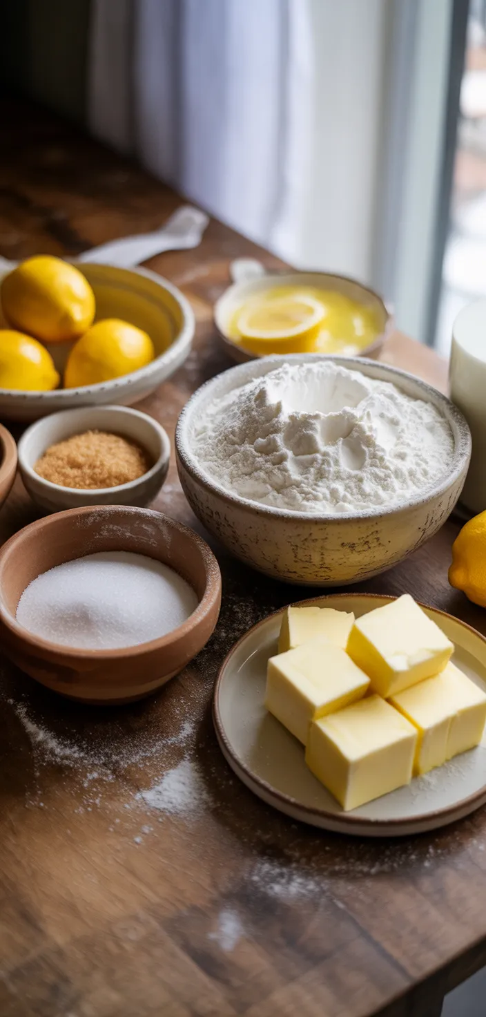 Ingredients photo for Pioneer Woman Lemon Bars Recipe