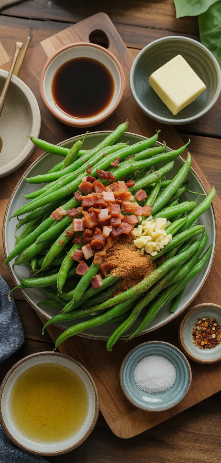 Ingredients photo for The Best Crack Green Beans (+ Easy Recipe)